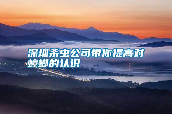 深圳殺蟲公司帶你提高對(duì)蟑螂的認(rèn)識(shí)