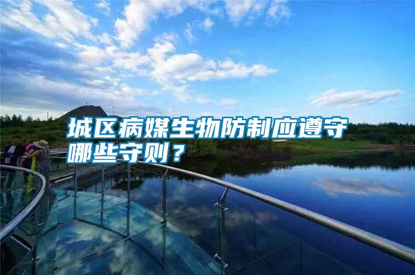 城區(qū)病媒生物防制應(yīng)遵守哪些守則？