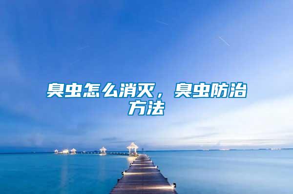 臭蟲怎么消滅，臭蟲防治方法